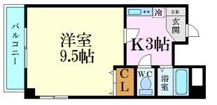 クロワール京橋の物件間取画像